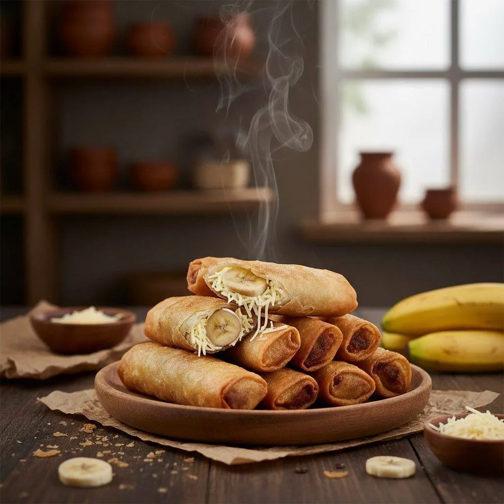 Lumpia Pisang Keju